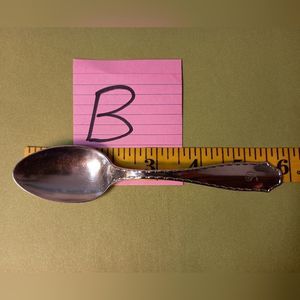 1902 Tiffany & Co Sterling Silver Marquise Pattern Teaspoon Mono G "B Li…